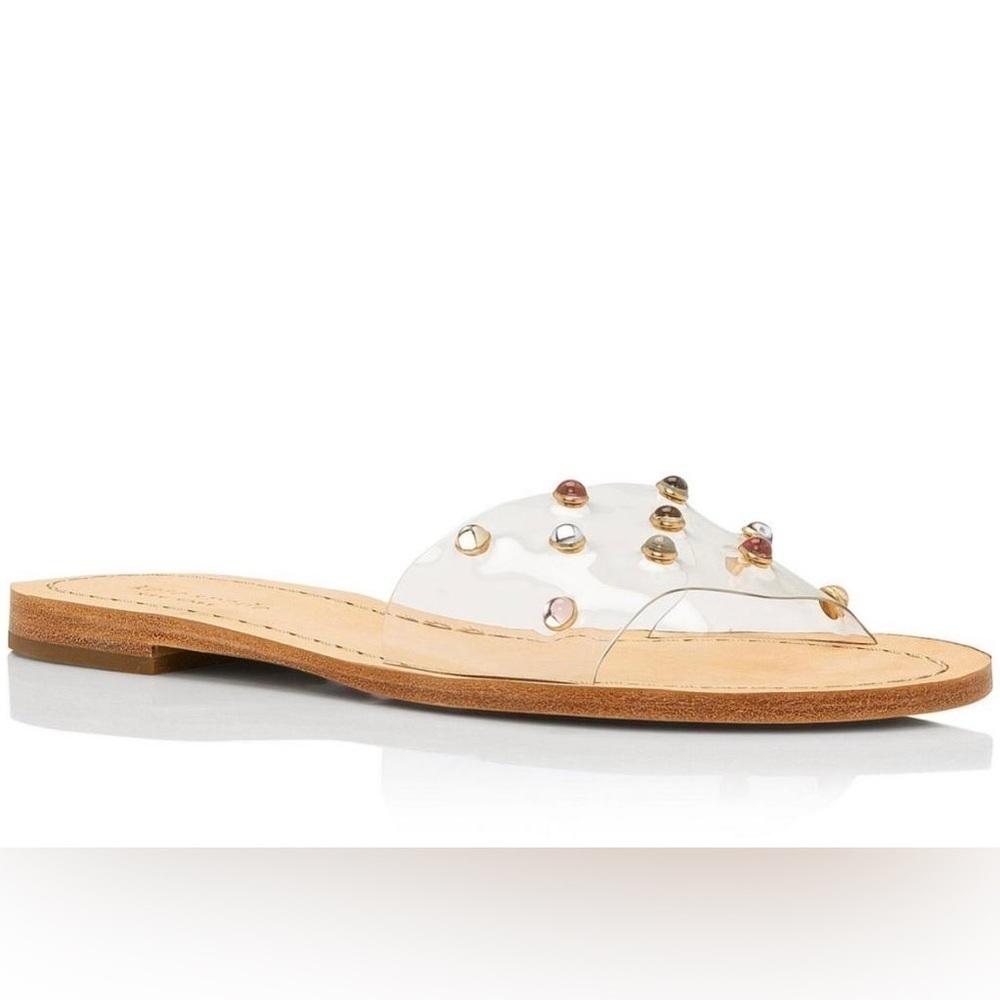 NIB Kate Spade Stacie Rainbow Rhinestone Slide Sandal